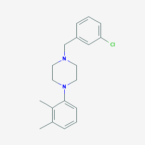 1-(3-chlorobenzyl)-4-(2,3-dimethylphenyl)piperazine