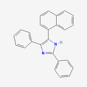 molecular formula C25H18N2 B4614599 5-(1-萘基)-2,4-二苯基-1H-咪唑 