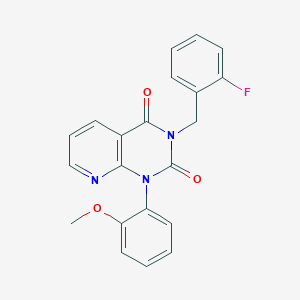 3-(2-fluorobenzyl)-1-(2-methoxyphenyl)pyrido[2,3-d]pyrimidine-2,4(1H,3H)-dione