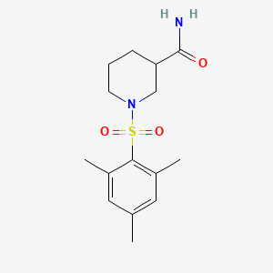 1-(mesitylsulfonyl)-3-piperidinecarboxamide