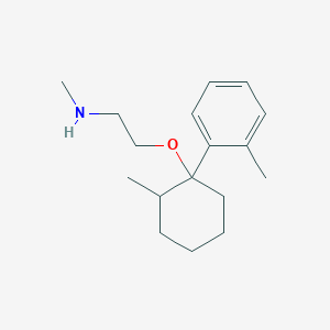 molecular formula C17H27NO B461496 N-methyl-N-(2-{[2-methyl-1-(2-methylphenyl)cyclohexyl]oxy}ethyl)amine 