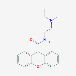 molecular formula C20H24N2O2 B4614991 N-[2-(diethylamino)ethyl]-9H-xanthene-9-carboxamide 