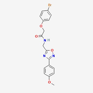 molecular formula C18H16BrN3O4 B4614999 2-(4-bromophenoxy)-N-{[3-(4-methoxyphenyl)-1,2,4-oxadiazol-5-yl]methyl}acetamide 