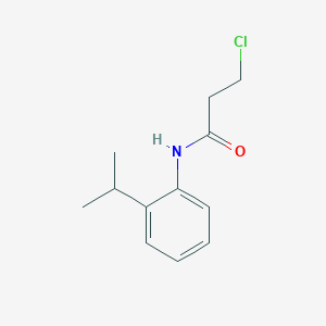 molecular formula C12H16ClNO B461501 3-chloro-N-(2-isopropylphenyl)propanamide CAS No. 560078-34-4