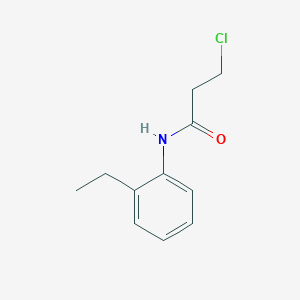 molecular formula C11H14ClNO B461502 3-氯-N-(2-乙基苯基)丙酰胺 CAS No. 349090-40-0