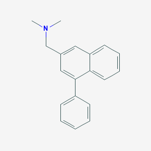 molecular formula C19H19N B461505 N,N-dimethyl-N-[(4-phenyl-2-naphthyl)methyl]amine 