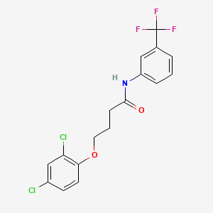 4-(2,4-dichlorophenoxy)-N-[3-(trifluoromethyl)phenyl]butanamide