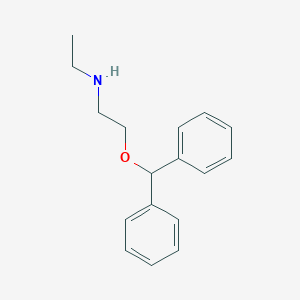molecular formula C17H21NO B461510 Ethylaminoethyl benzhydryl ether 