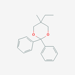 molecular formula C19H22O2 B461518 5-Ethyl-5-methyl-2,2-diphenyl-1,3-dioxane 