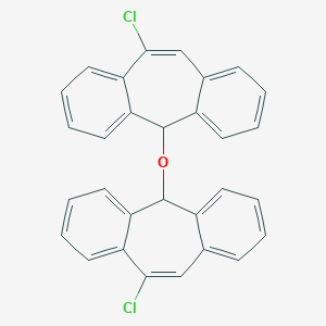 molecular formula C30H20Cl2O B461520 bis(10-chloro-5H-dibenzo[a,d]cyclohepten-5-yl) ether 