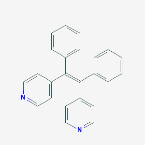molecular formula C24H18N2 B461522 4-[1,2-Diphenyl-2-(4-pyridinyl)vinyl]pyridine 
