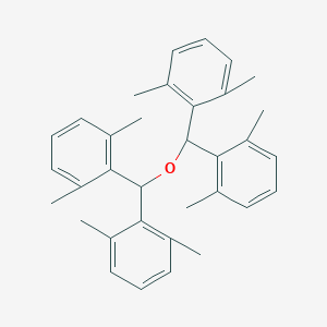 molecular formula C34H38O B461523 Bis[bis(2,6-dimethylphenyl)methyl] ether 