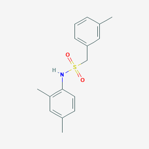 molecular formula C16H19NO2S B4615233 N-(2,4-二甲苯基)-1-(3-甲苯基)甲磺酰胺 