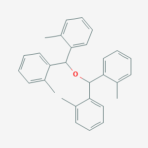 molecular formula C30H30O B461527 Bis[bis(2-methylphenyl)methyl] ether 
