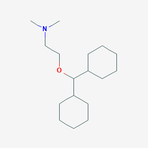 molecular formula C17H33NO B461531 2-(dicyclohexylmethoxy)-N,N-dimethylethanamine 