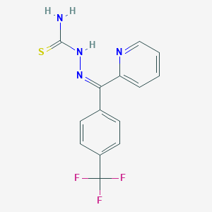 molecular formula C14H11F3N4S B461533 2-Pyridinyl[4-(trifluoromethyl)phenyl]methanone thiosemicarbazone 