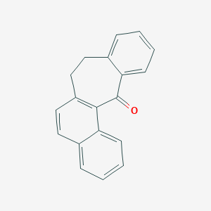 molecular formula C19H14O B461534 7,8-dihydro-13H-benzo[5,6]cyclohepta[1,2-a]naphthalen-13-one 