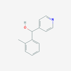 molecular formula C13H13NO B461537 (2-Methylphenyl)(4-pyridinyl)methanol 