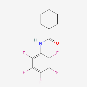 N-(pentafluorophenyl)cyclohexanecarboxamide
