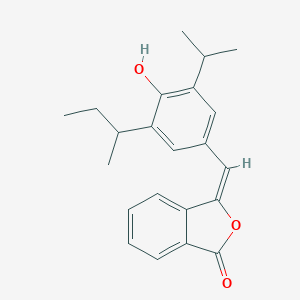 molecular formula C22H24O3 B461539 3-(3-sec-butyl-4-hydroxy-5-isopropylbenzylidene)-2-benzofuran-1(3H)-one 