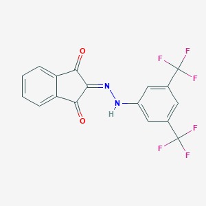 molecular formula C17H8F6N2O2 B461541 1H-indene-1,2,3-trione 2-{[3,5-bis(trifluoromethyl)phenyl]hydrazone} 