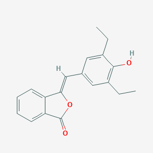 molecular formula C19H18O3 B461543 3-(3,5-diethyl-4-hydroxybenzylidene)-2-benzofuran-1(3H)-one 