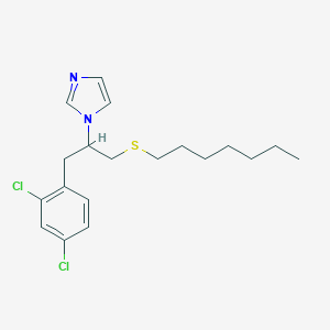 3-(2,4-dichlorophenyl)-2-(1H-imidazol-1-yl)propyl heptyl sulfide