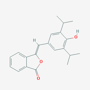 molecular formula C21H22O3 B461546 3-(4-hydroxy-3,5-diisopropylbenzylidene)-2-benzofuran-1(3H)-one 