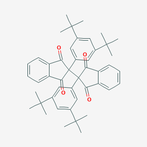 molecular formula C46H50O4 B461550 2,2'-bis[2-(3,5-ditert-butylphenyl)-1H-indene-1,3(2H)-dione] 