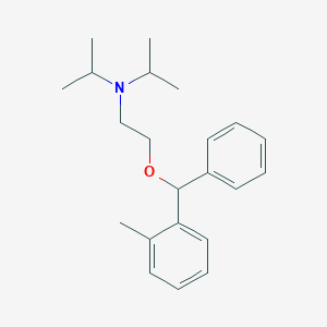 molecular formula C22H31NO B461553 N-[2-[(2-methylphenyl)-phenylmethoxy]ethyl]-N-propan-2-ylpropan-2-amine 