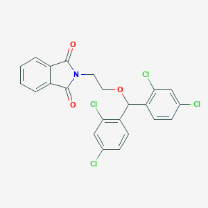 molecular formula C23H15Cl4NO3 B461557 2-{2-[bis(2,4-dichlorophenyl)methoxy]ethyl}-1H-isoindole-1,3(2H)-dione 