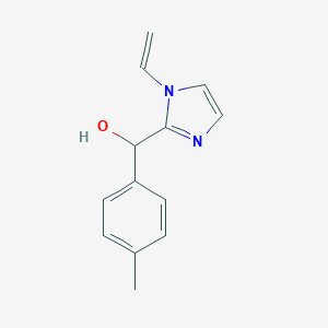 molecular formula C13H14N2O B461559 (4-methylphenyl)(1-vinyl-1H-imidazol-2-yl)methanol 