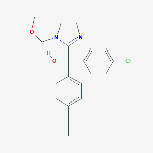 molecular formula C22H25ClN2O2 B461577 (4-tert-butylphenyl)(4-chlorophenyl)[1-(methoxymethyl)-1H-imidazol-2-yl]methanol 