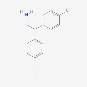 2-(4-Tert-butylphenyl)-2-(4-chlorophenyl)ethylamine