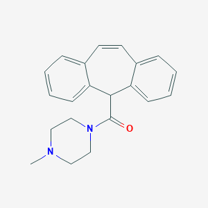 molecular formula C21H22N2O B461587 1-(5H-dibenzo[a,d]cyclohepten-5-ylcarbonyl)-4-methylpiperazine 