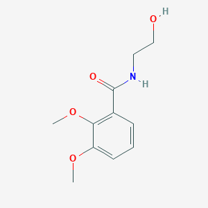 molecular formula C11H15NO4 B4615928 N-(2-羟乙基)-2,3-二甲氧基苯甲酰胺 