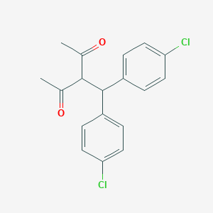 molecular formula C18H16Cl2O2 B461597 3-[Bis(4-chlorophenyl)methyl]-2,4-pentanedione 