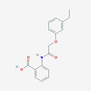 2-{[(3-ethylphenoxy)acetyl]amino}benzoic acid