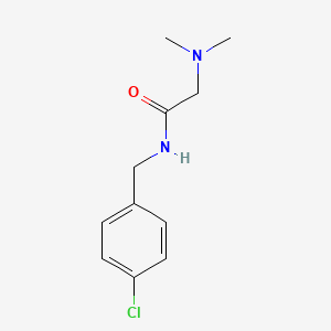 molecular formula C11H15ClN2O B4615999 N~1~-(4-chlorobenzyl)-N~2~,N~2~-dimethylglycinamide 