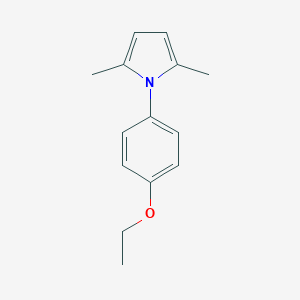 molecular formula C14H17NO B461604 1-(4-乙氧基苯基)-2,5-二甲基-1H-吡咯 CAS No. 54609-18-6