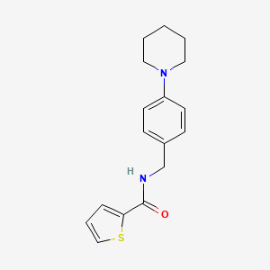 molecular formula C17H20N2OS B4616040 N-[4-(1-piperidinyl)benzyl]-2-thiophenecarboxamide 