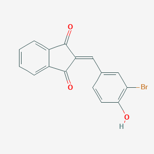 2-(3-bromo-4-hydroxybenzylidene)-1H-indene-1,3(2H)-dione