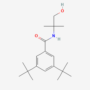 molecular formula C19H31NO2 B4616178 3,5-di-tert-butyl-N-(2-hydroxy-1,1-dimethylethyl)benzamide 