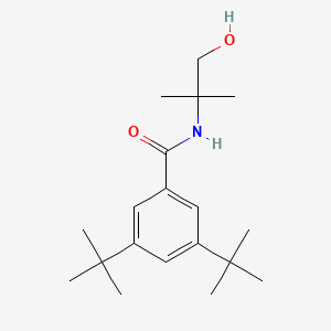 molecular formula C19H31NO2 B4616178 3,5-二叔丁基-N-(2-羟基-1,1-二甲基乙基)苯甲酰胺 