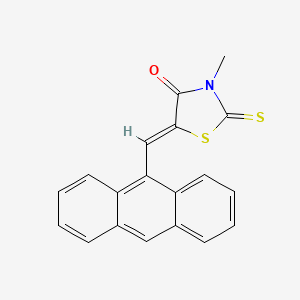 5-(9-anthrylmethylene)-3-methyl-2-thioxo-1,3-thiazolidin-4-one