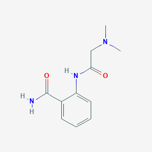 molecular formula C11H15N3O2 B4616193 2-[(N,N-dimethylglycyl)amino]benzamide 