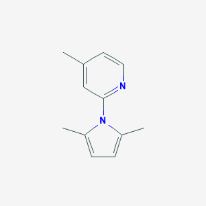 molecular formula C12H14N2 B461623 2-(2,5-二甲基-1H-吡咯-1-基)-4-甲基吡啶 CAS No. 95337-78-3