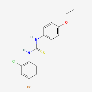 N-(4-bromo-2-chlorophenyl)-N'-(4-ethoxyphenyl)thiourea