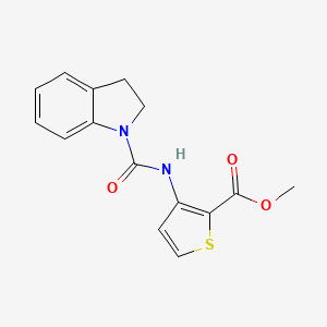 methyl 3-[(2,3-dihydro-1H-indol-1-ylcarbonyl)amino]-2-thiophenecarboxylate