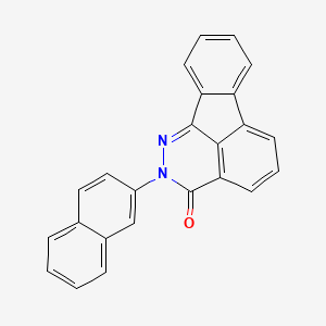 molecular formula C24H14N2O B4616674 2-(2-naphthyl)indeno[1,2,3-de]phthalazin-3(2H)-one 